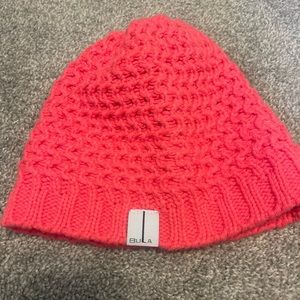 Bula Pink Knot Fleece Lined Winter Beanie Womens OS